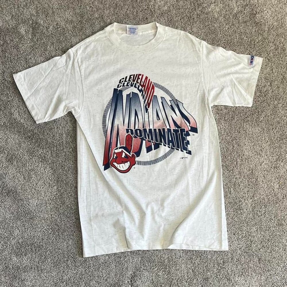 Men's White and Grey T-shirt